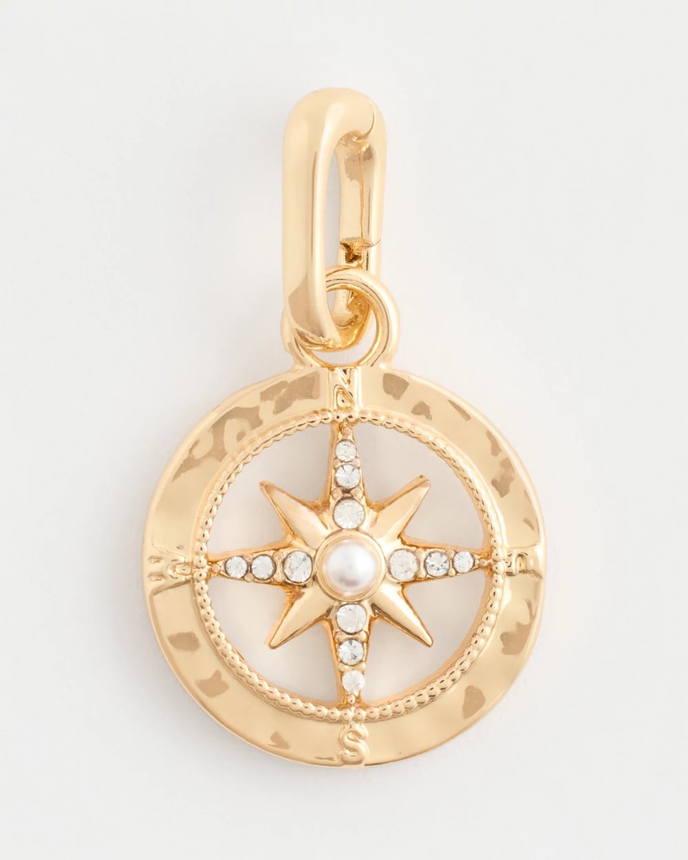 Chico's Compass Charm Gold