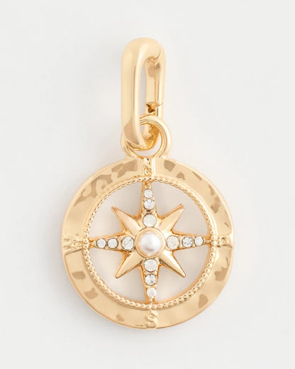 Chico's Compass Charm Gold