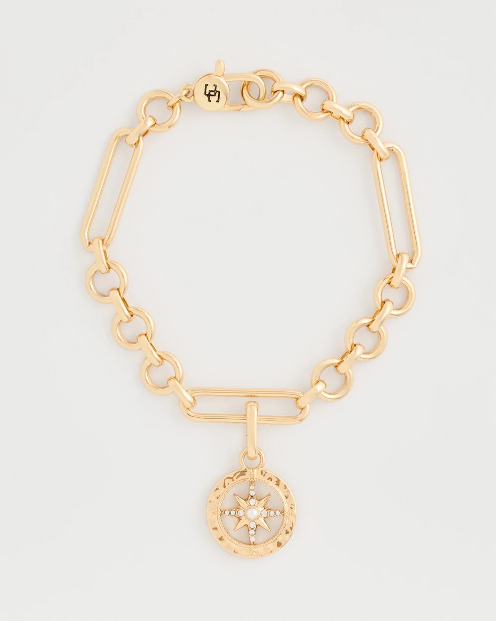 Chico's Compass Charm Gold