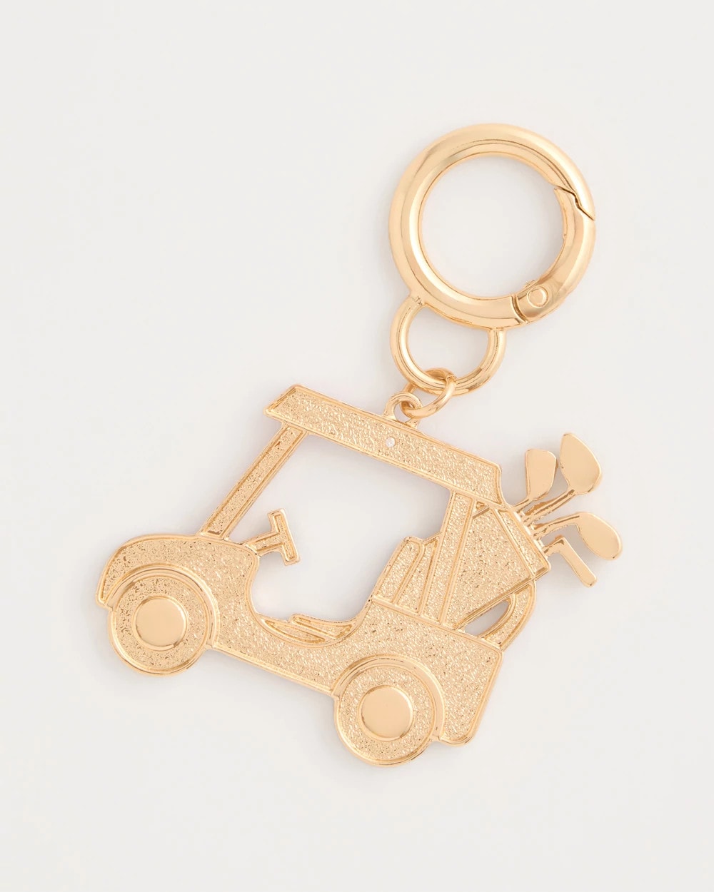 Chico's Pink Enamel Golf Cart Bag Charm Pink