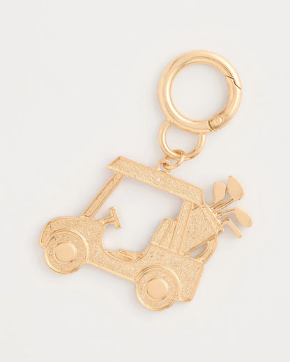 Chico's Pink Enamel Golf Cart Bag Charm Pink