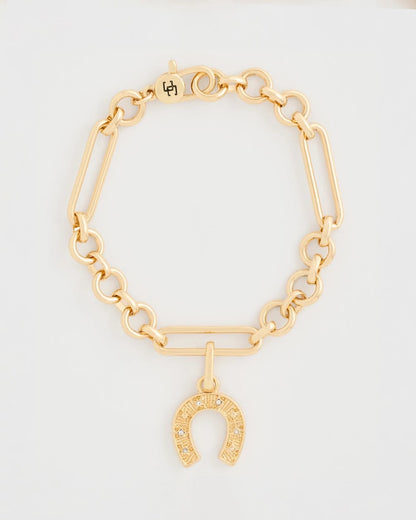Chico's Horseshoe Charm Gold