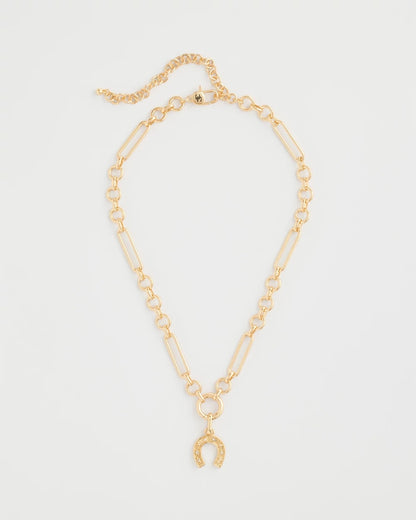Chico's Horseshoe Charm Gold