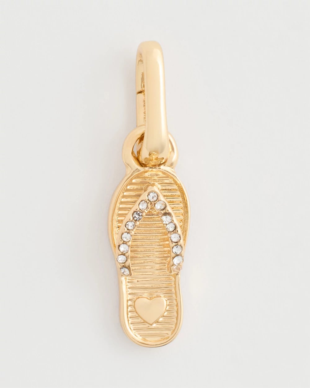 Chico's Flip Flop Charm Gold