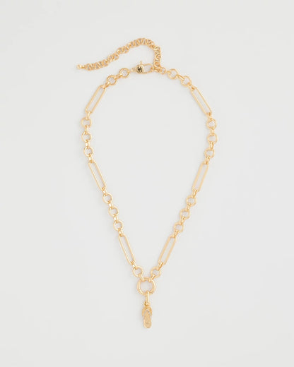 Chico's Flip Flop Charm Gold
