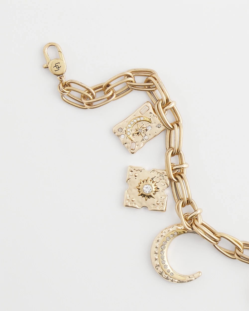 Chico's Gold Celestial Charm Necklace Gold