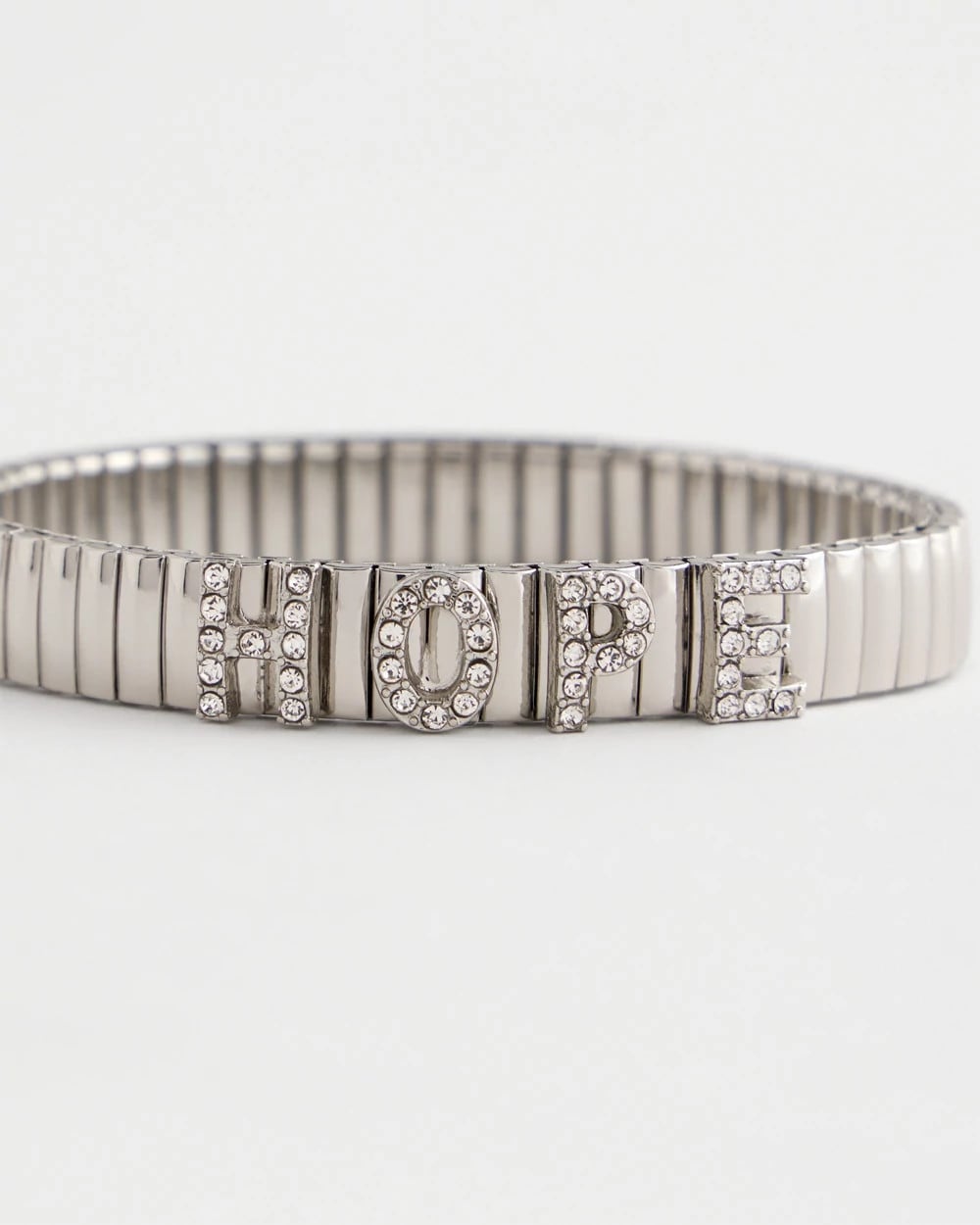 Chico's Hope Watch Band Bracelet Silver
