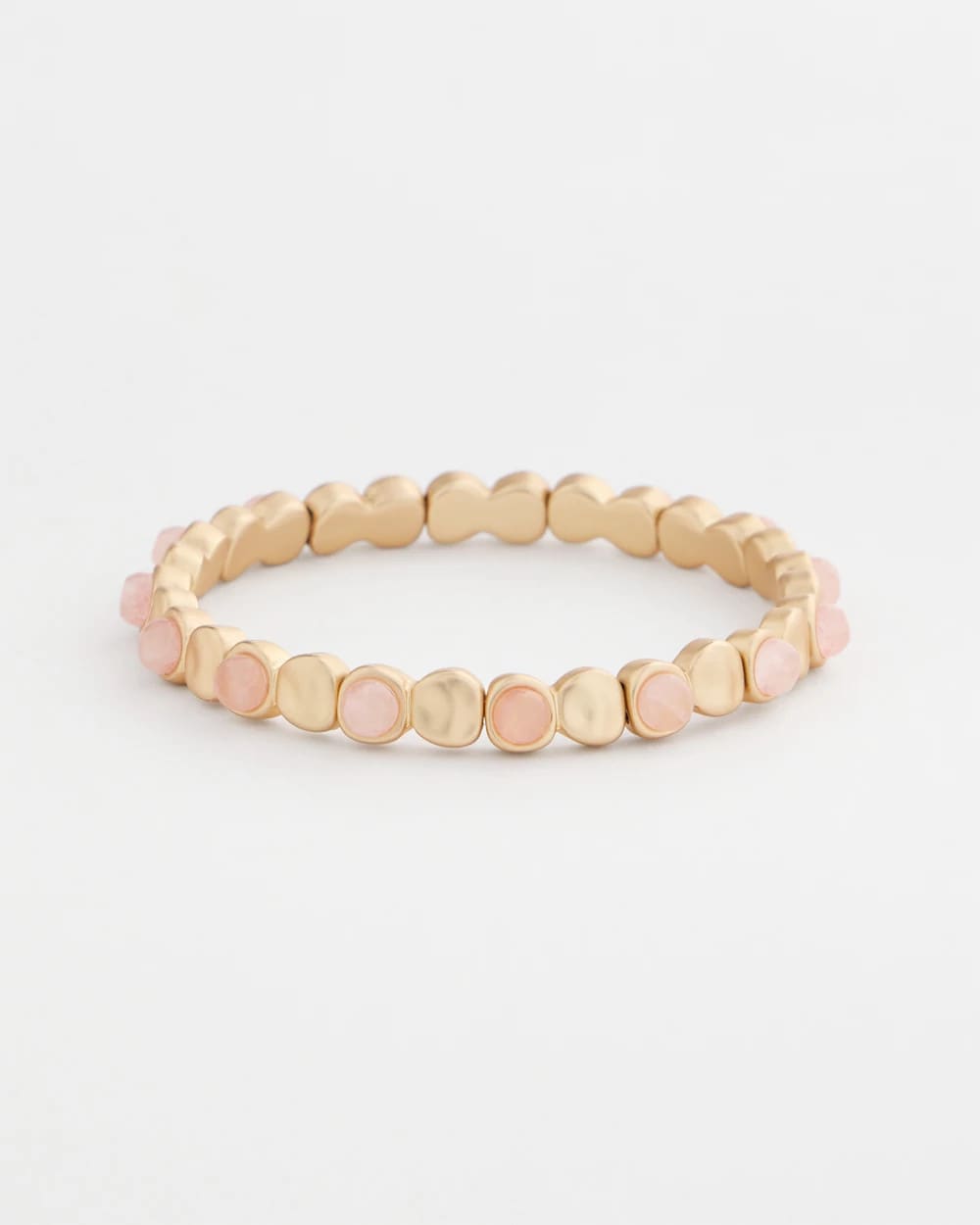 Chico's Blush Mini Circle Stretch Bracelet Blush