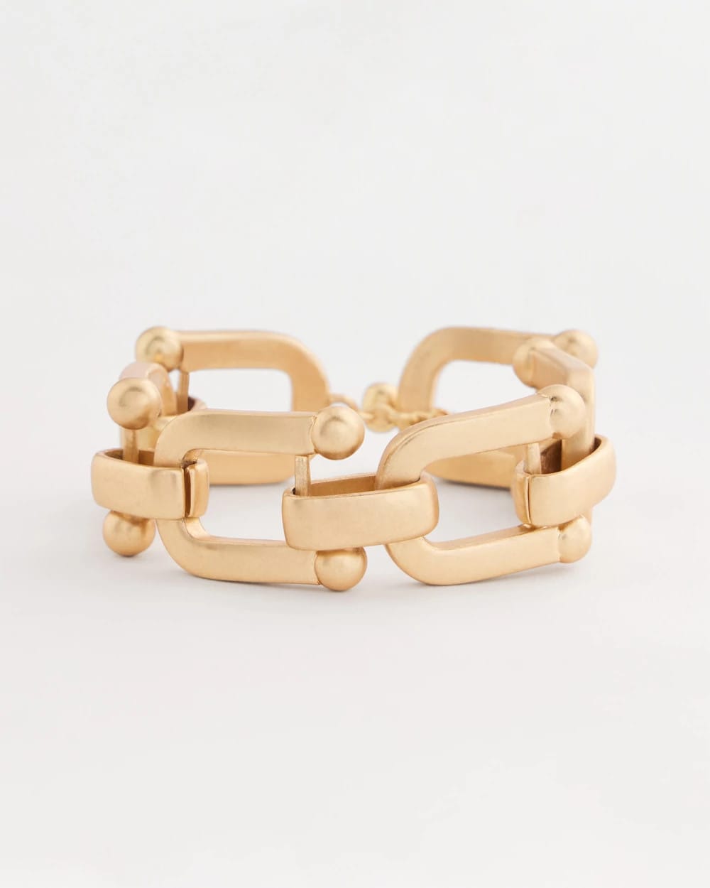 Chico's Golden Link Chain Bracelet Gold