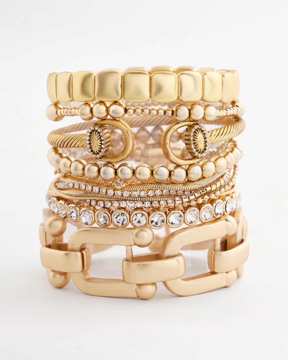 Chico's Golden Link Chain Bracelet Gold