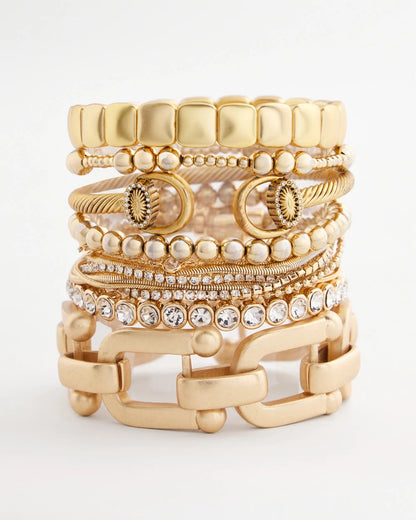 Chico's Golden Link Chain Bracelet Gold