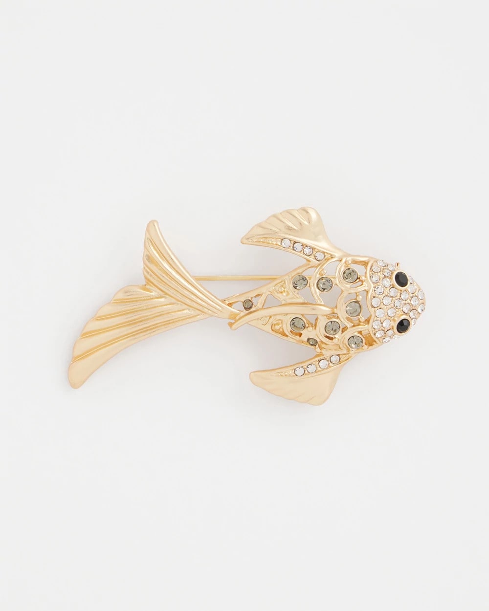 Chico's Koi Fish Brooch Gold