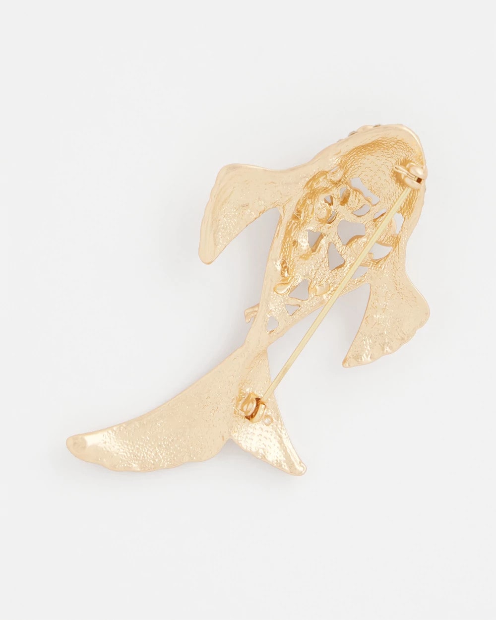 Chico's Koi Fish Brooch Gold