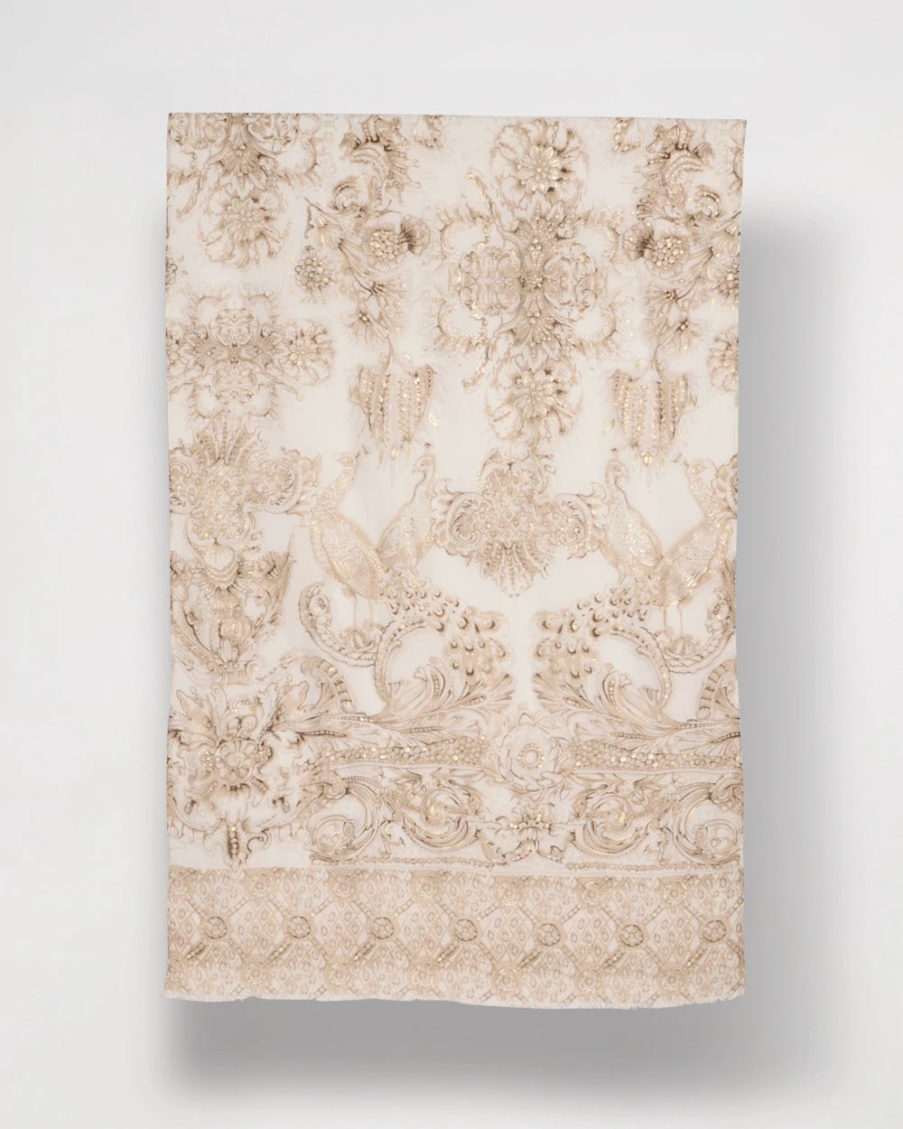 Chico's Foiled Oblong Scarf Neutral