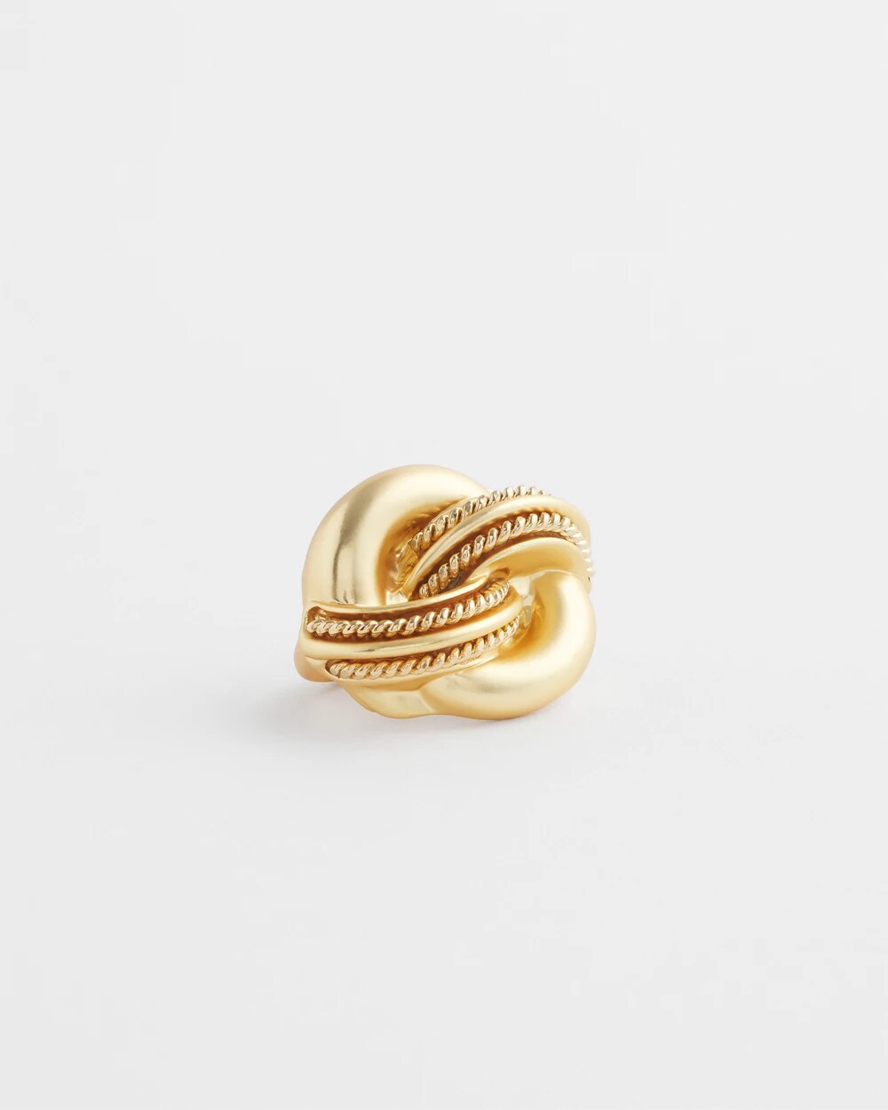 Chico's Gold Scarf Ring Gold