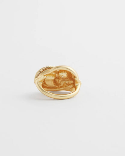 Chico's Gold Scarf Ring Gold