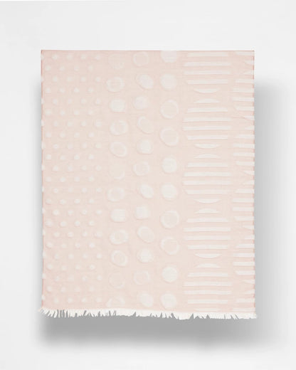 Chico's Neutral Polka Dot Oblong Scarf Neutral