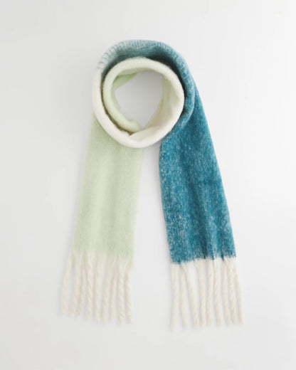 Chico's Cozy Ombre Oblong Scarf Cool Multi