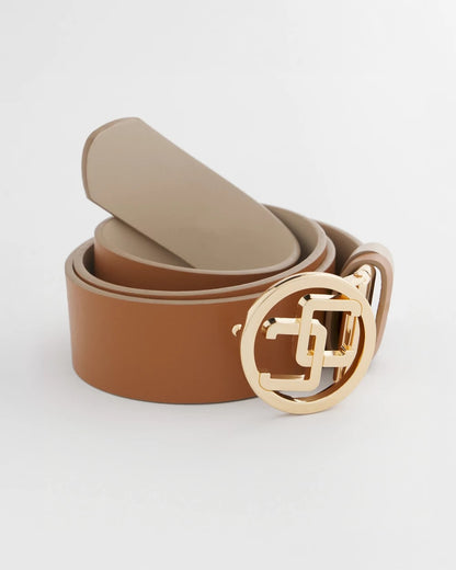 Chico's CC Reversible Double Keeper Belt Neutral