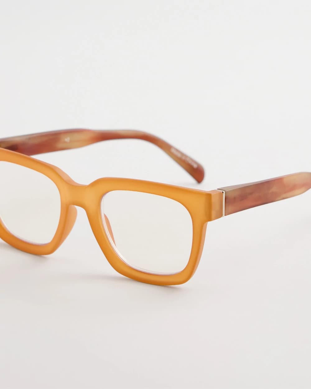 Chico's Neutral Matte Square Readers Neutral