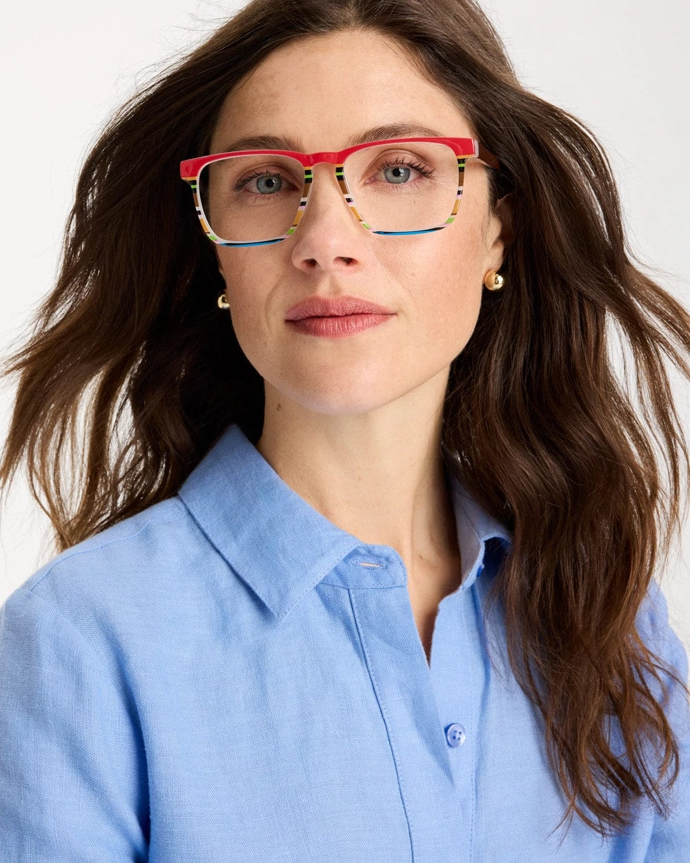 Chico's Red Striped Readers Multi