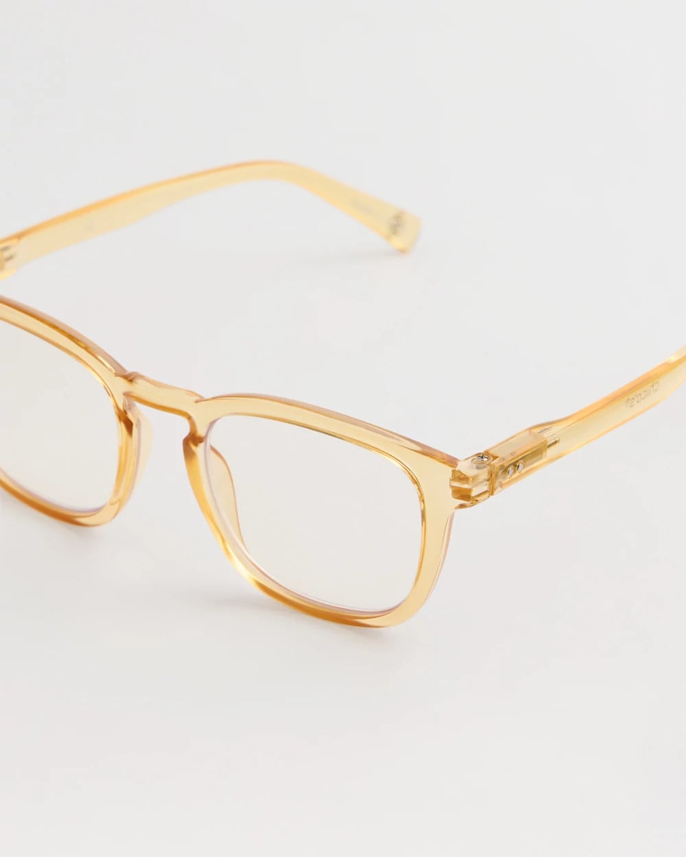 Chico's Crystal Square Readers Yellow