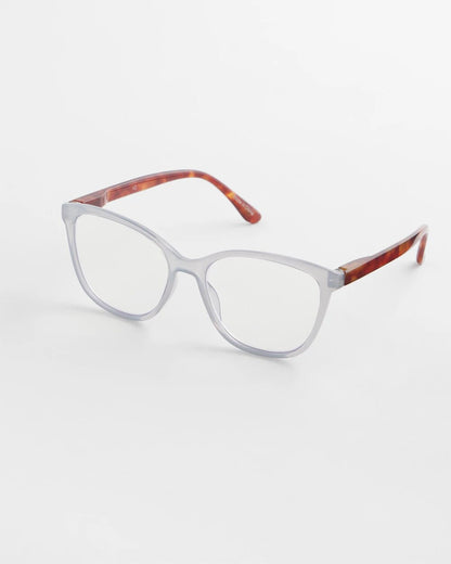 Chico's Opaque Color Block Readers Light Blue