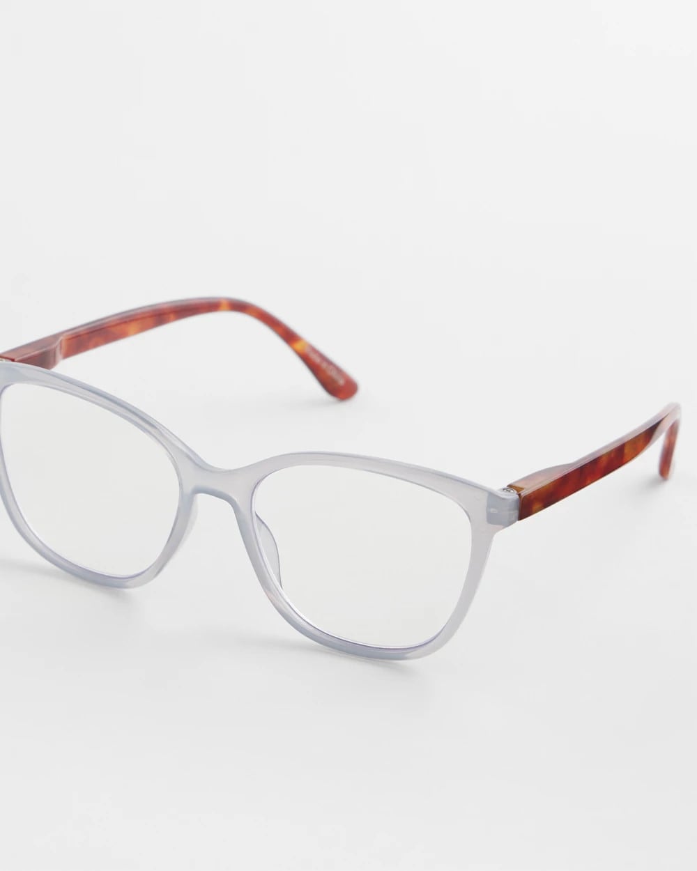 Chico's Opaque Color Block Readers Light Blue