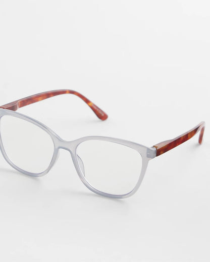 Chico's Opaque Color Block Readers Light Blue