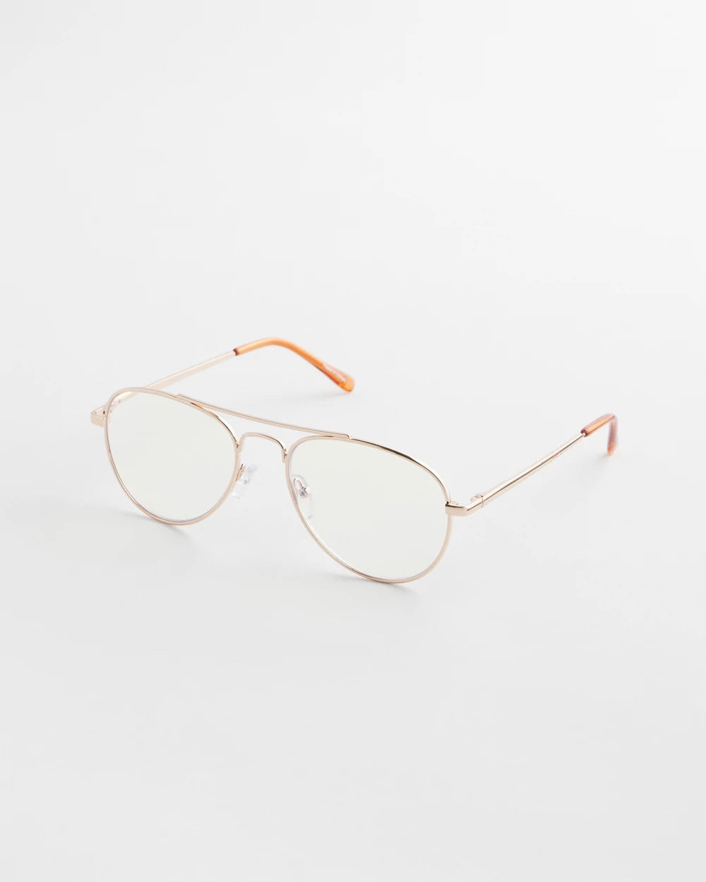 Chico's Metal Aviator Readers Gold