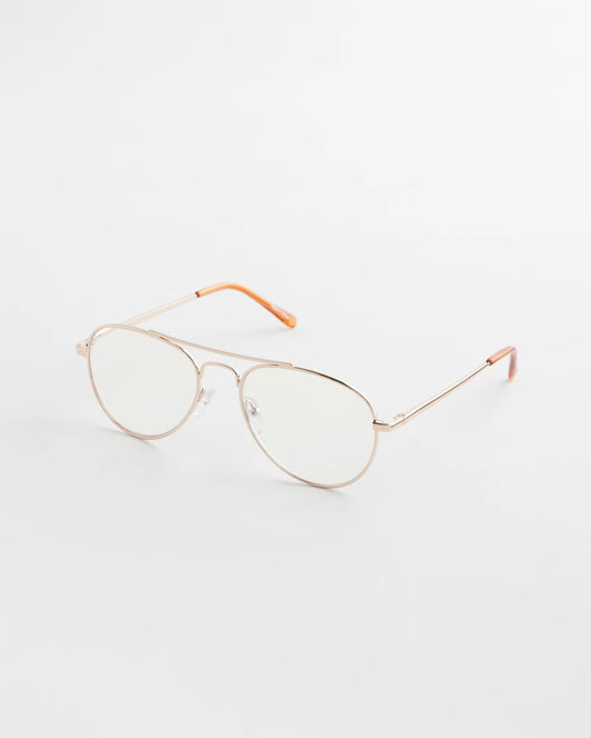 Chico's Metal Aviator Readers Gold