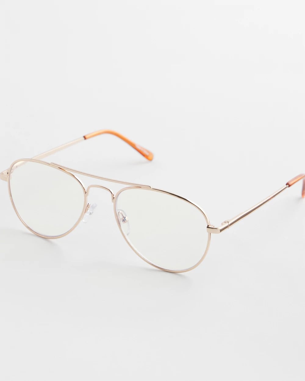Chico's Metal Aviator Readers Gold