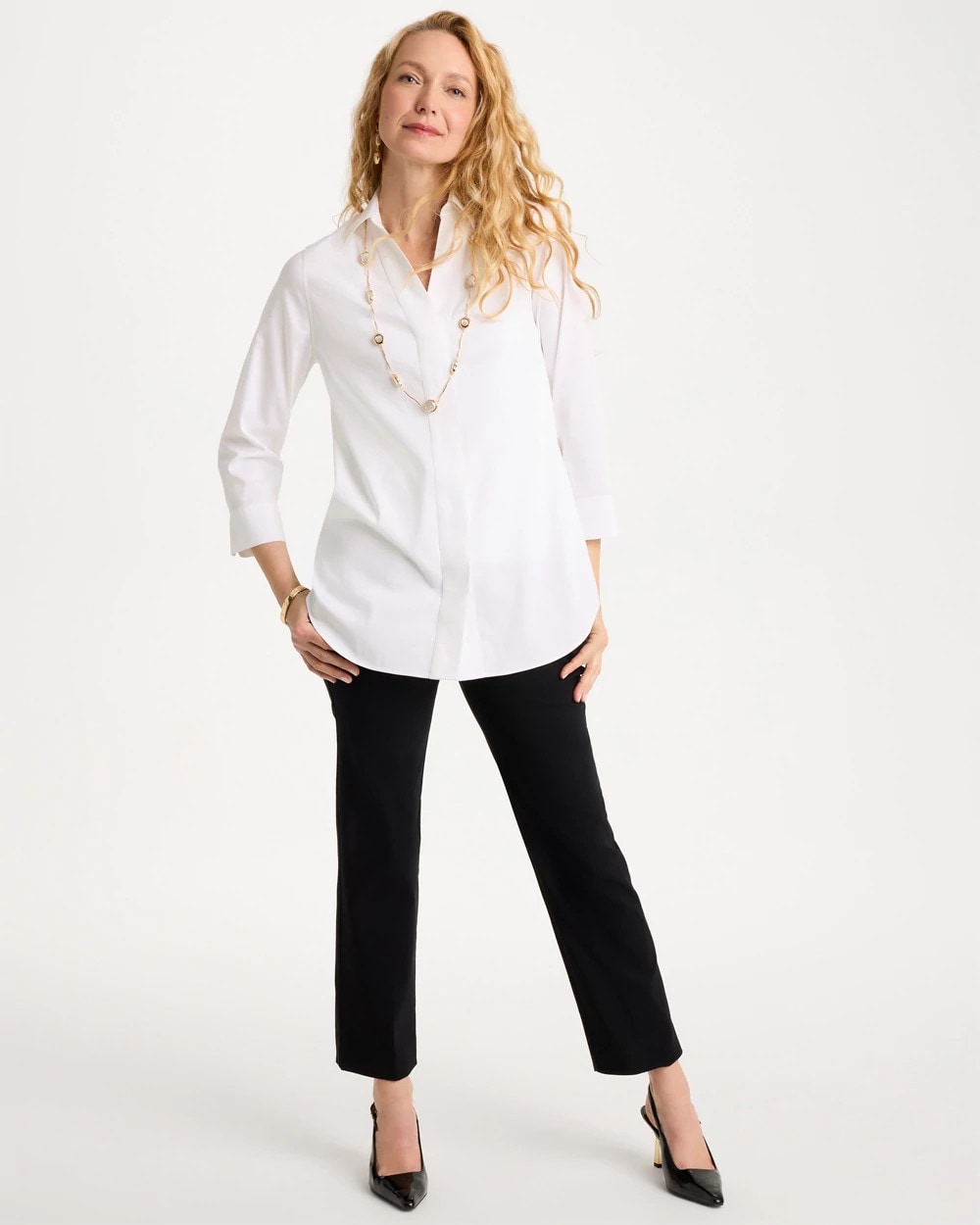 Chico's Brigitte™ Straight Crop Black