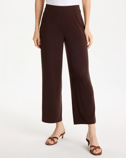 Chico's Travelers™ Knit Cropped Pants Cocoa Bean