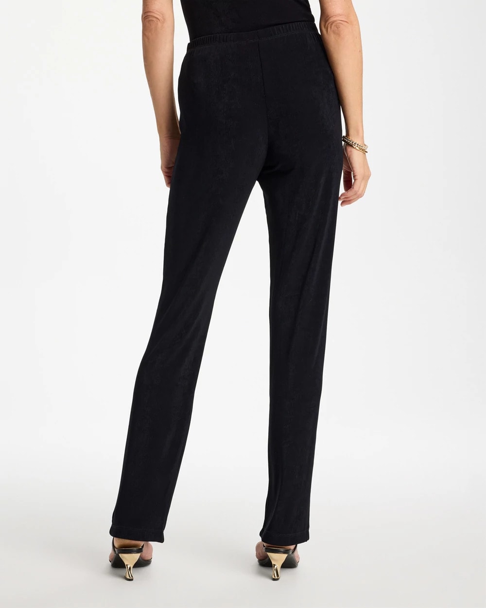Chico's Petite Travelers™ No Tummy Pants Black