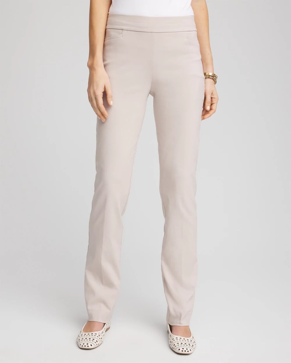 Chico's Brigitte™ Slim Pull-On Pants Smokey Taupe
