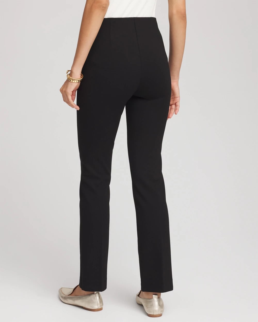 Chico's Juliet Straight Ankle Pants Black
