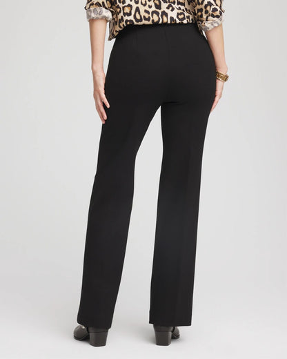 Chico's Juliet Wide Full Length Pant Black