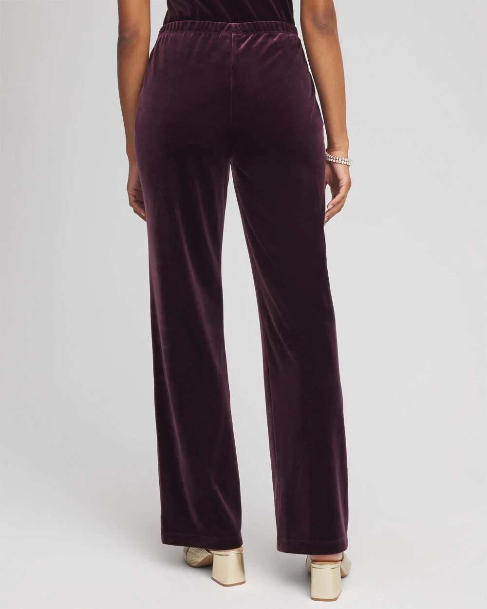 Chico's Travelers™ Velvet No Tummy Pants Night Bloom