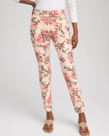 Chico's Brigitte™ Pull-On Slim Ankle Pants Blushed
