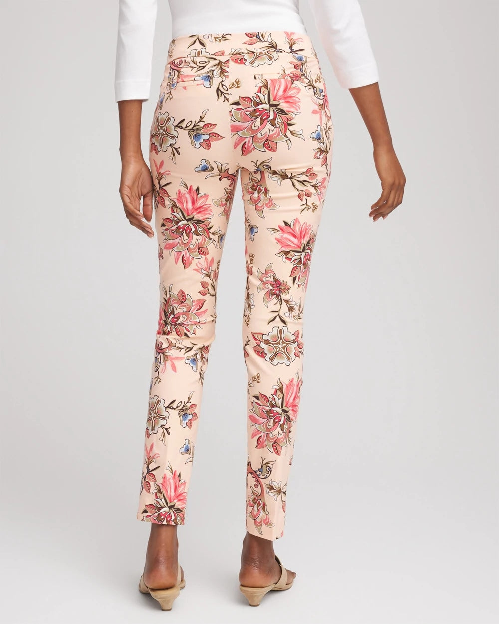 Chico's Brigitte™ Pull-On Slim Ankle Pants Blushed