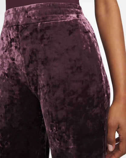 Chico's Crushed Velvet Wide-Leg Pants Night Bloom