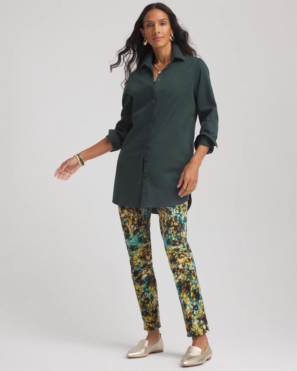 Chico's Brigitte™ Slim Pull-On Ankle Pants Black