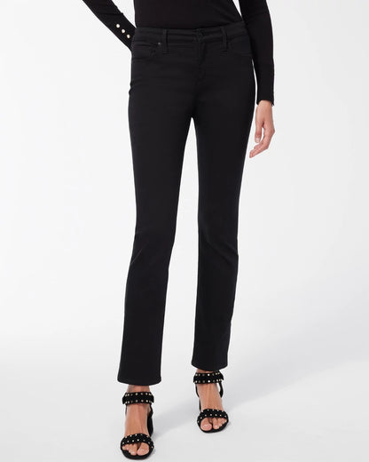 Chico's Girlfriend Slim Full-Length Jeans Black
