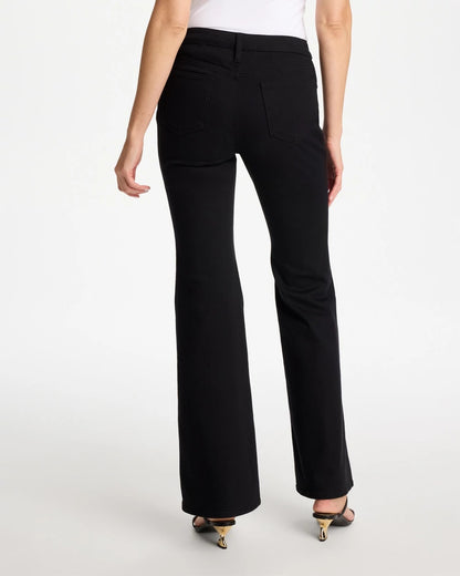 Chico's Petite Girlfriend Flared Leg Jeans Black