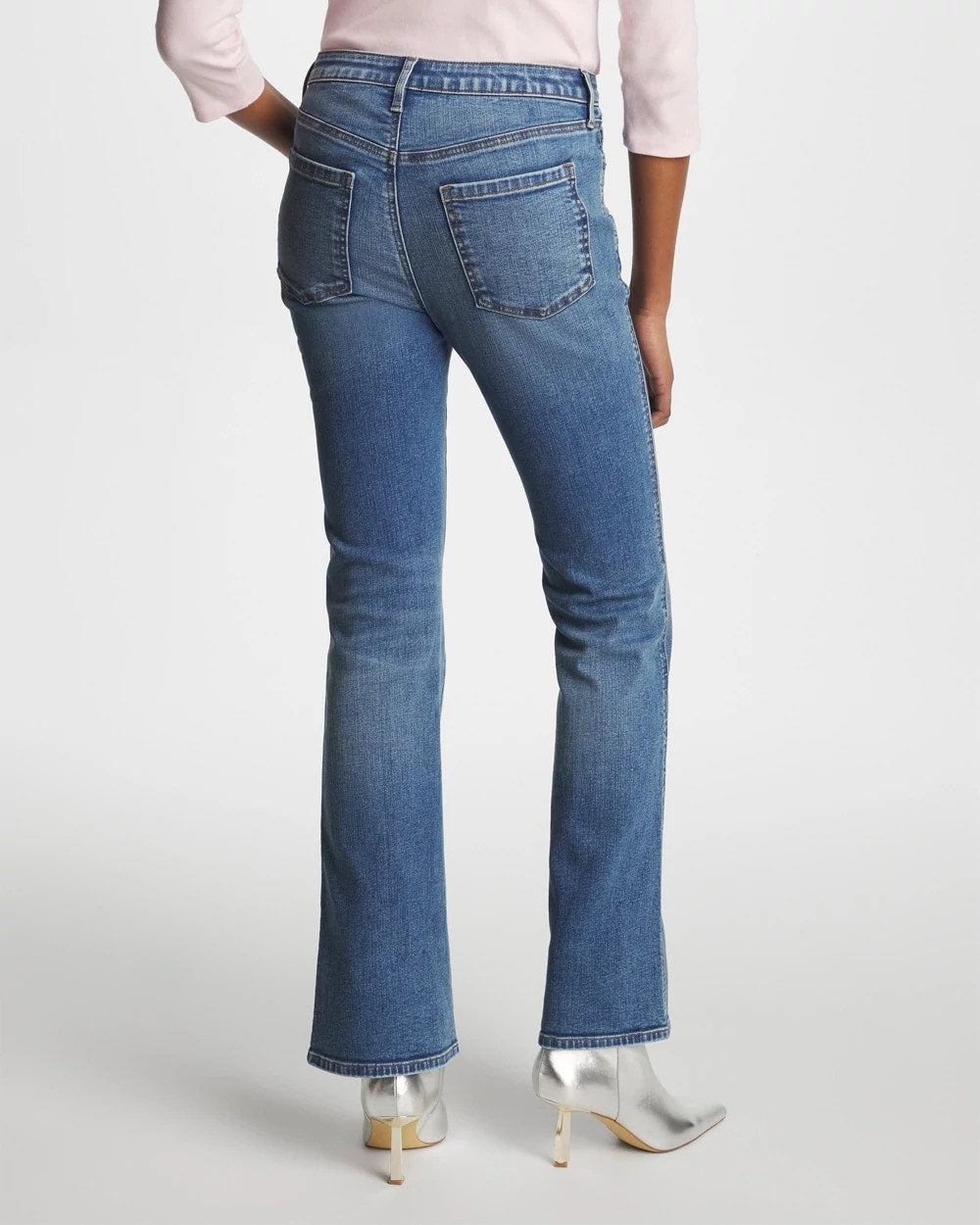 Chico's Skinny Bootcut Jeans Evelyn Indigo