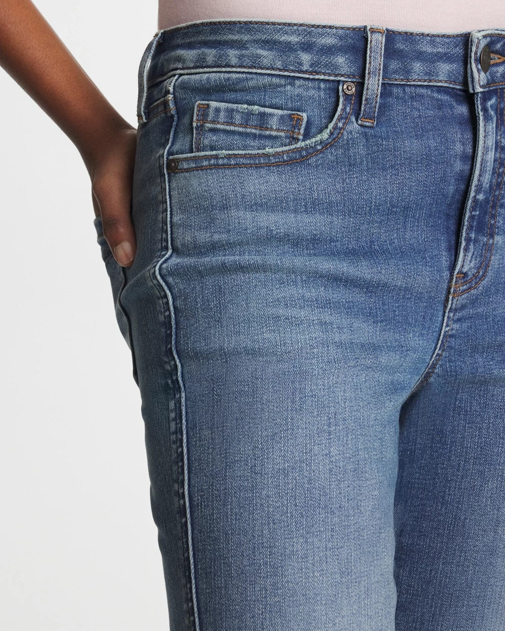 Chico's Skinny Bootcut Jeans Evelyn Indigo