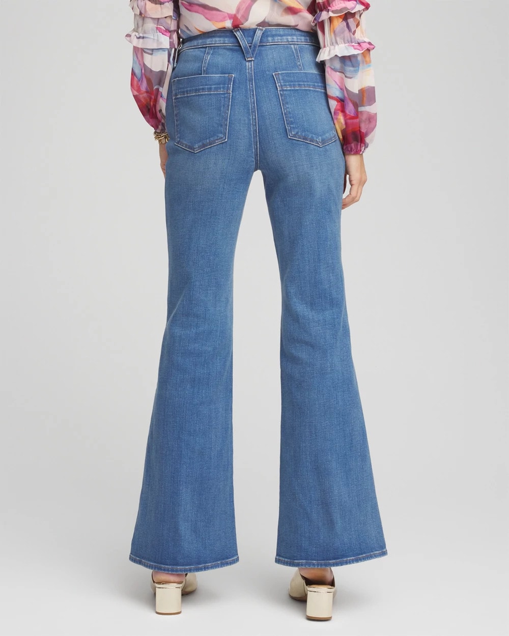 Chico's So Slimming® High Rise Flare Jeans Freya Indigo