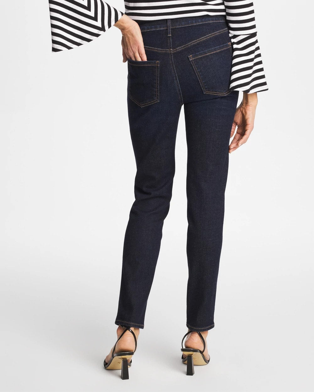 Chico's Skinny Ankle Jeans Scarlet Oak Indigo