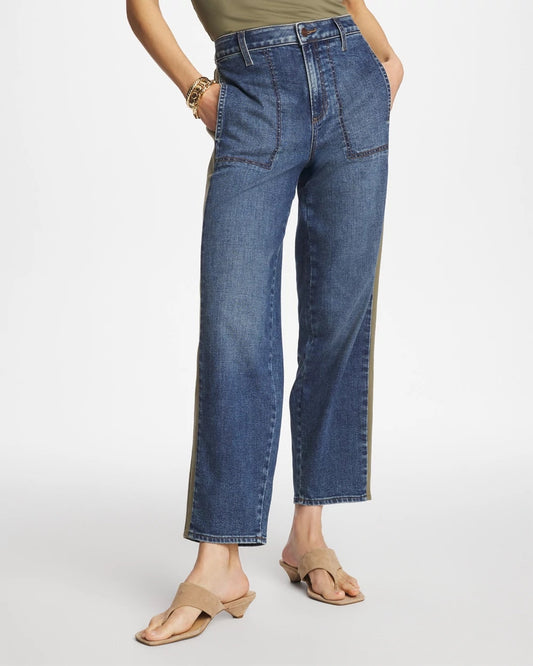 Chico's Utility Barrel Jeans Mariana Indigo